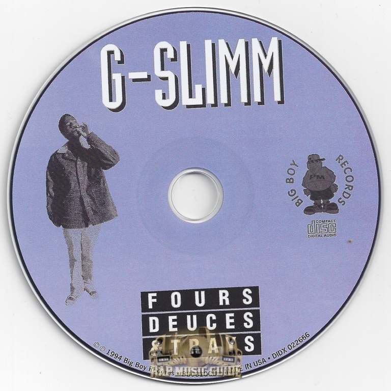 G-Slimm - Fours Deuces & Trays: Re-Release. CD | Rap Music Guide